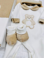 Set Nascita Ciniglia Orso Morbidoso Beige 35507 - Piccole Canaglie - PC29507