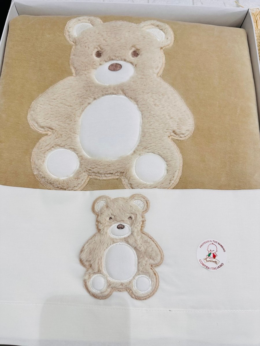 Set Nascita Ciniglia Orso Morbidoso Beige 35507 - Piccole Canaglie - PC29507
