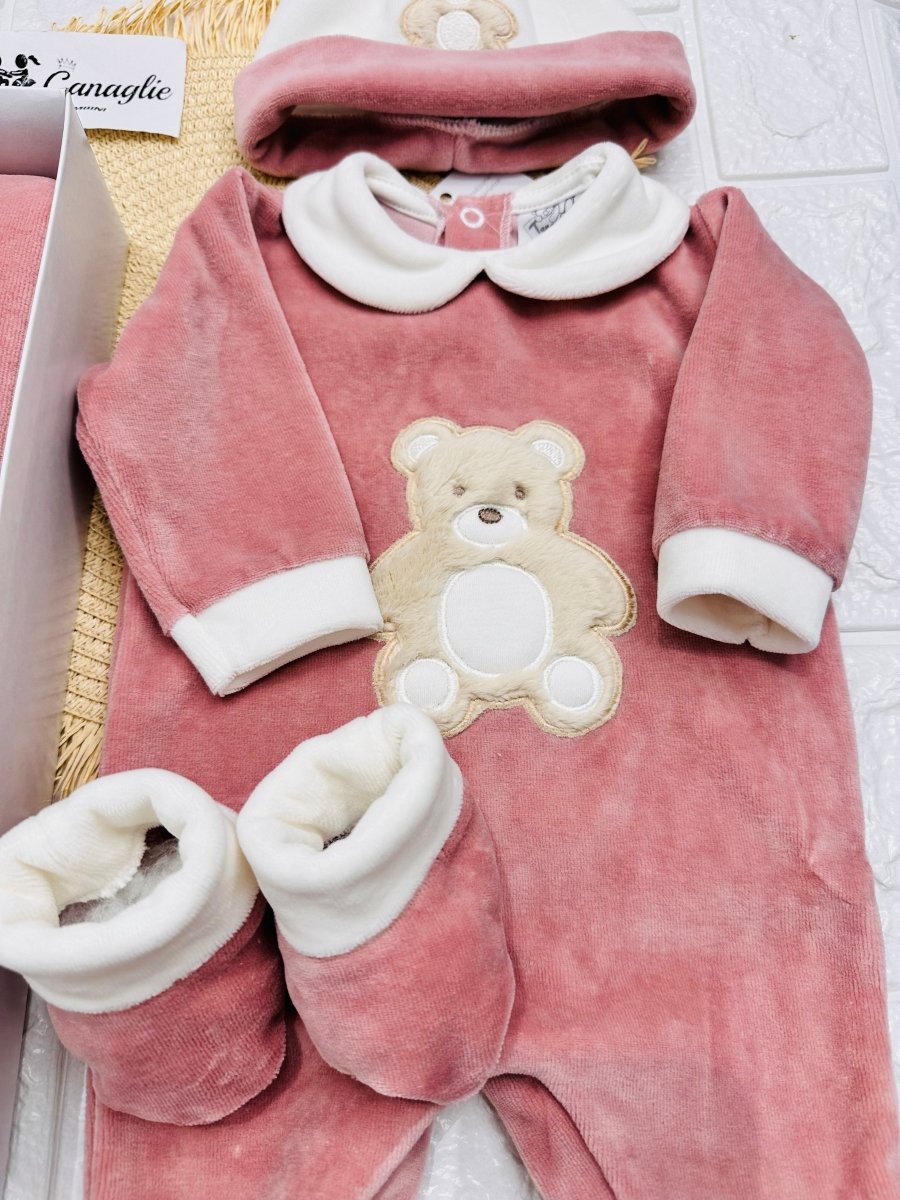 Set Nascita Ciniglia Orso Morbidoso Lampone 35507 - Piccole Canaglie - PC29509