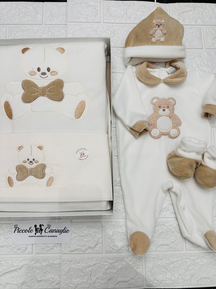 Set nascita ciniglia Orso Peluche - Piccole Canaglie - 