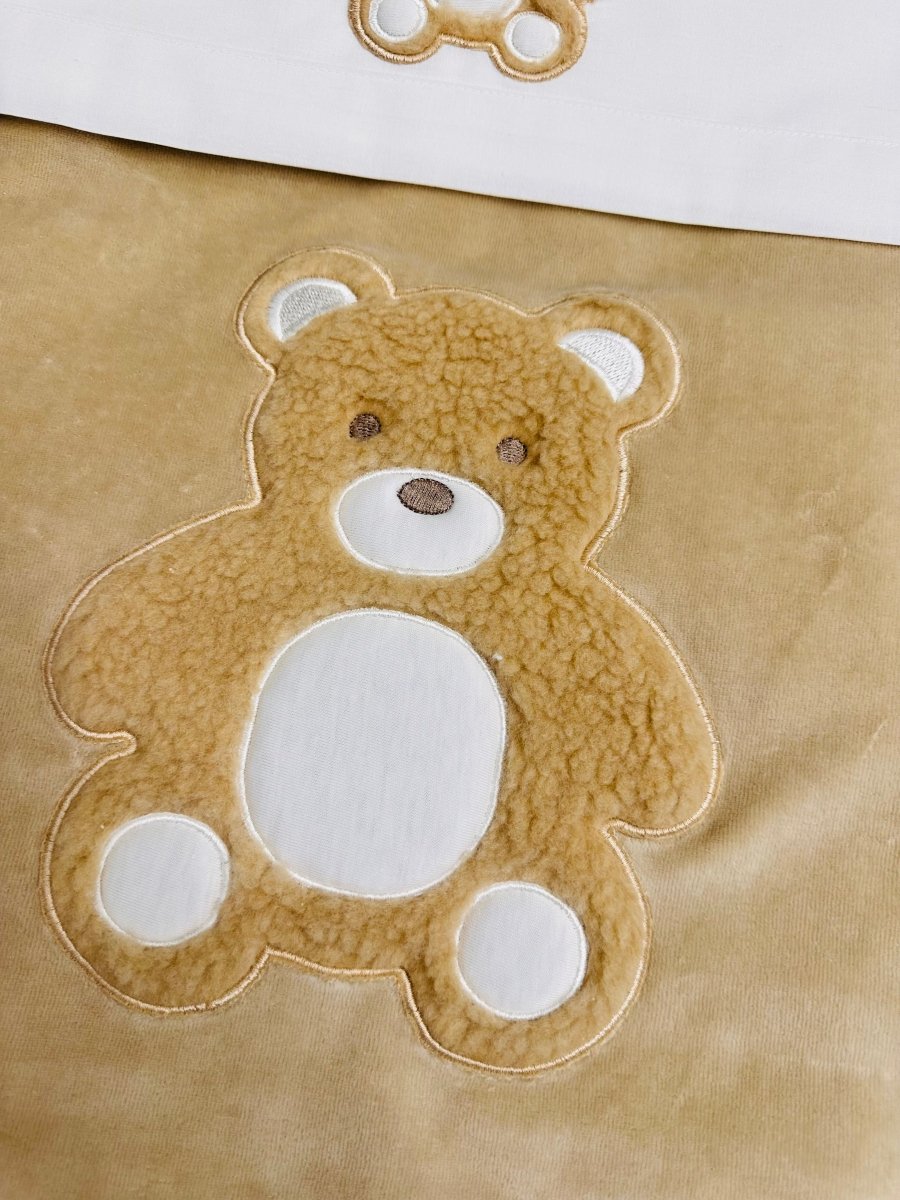 Set Nascita Ciniglia Orso Peluche Beige - Piccole Canaglie - 