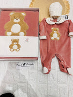 Set Nascita Ciniglia Orso Rosa Antico - Piccole Canaglie - 