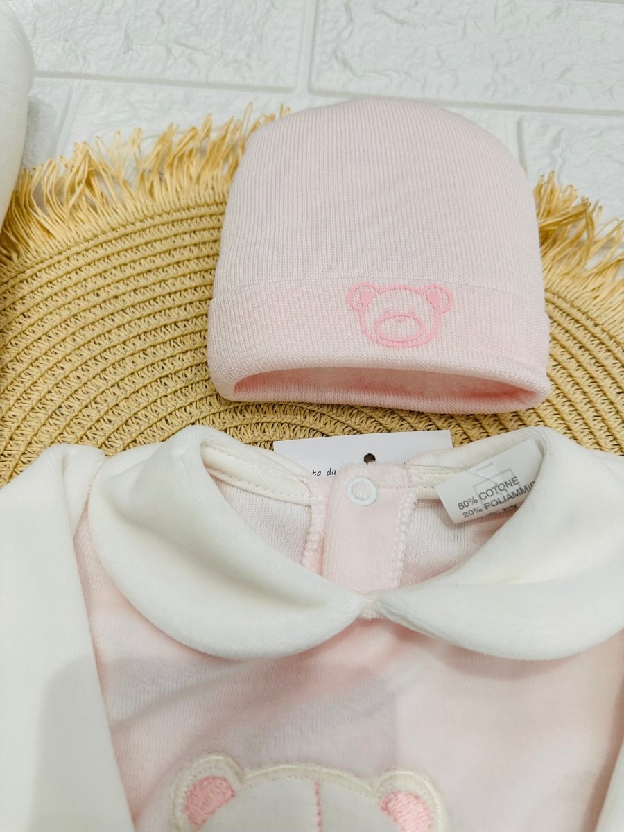 Set Nascita Ciniglia Orso Taschino Rosa 35406 - Piccole Canaglie - PC24743