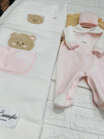 Set Nascita Ciniglia Orso Taschino Rosa 35406 - Piccole Canaglie - PC24743