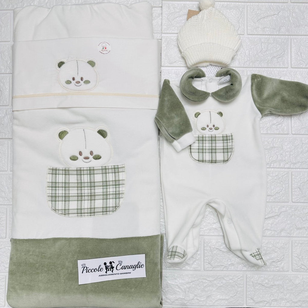 Set Nascita ciniglia orso Verde - Piccole Canaglie - 
