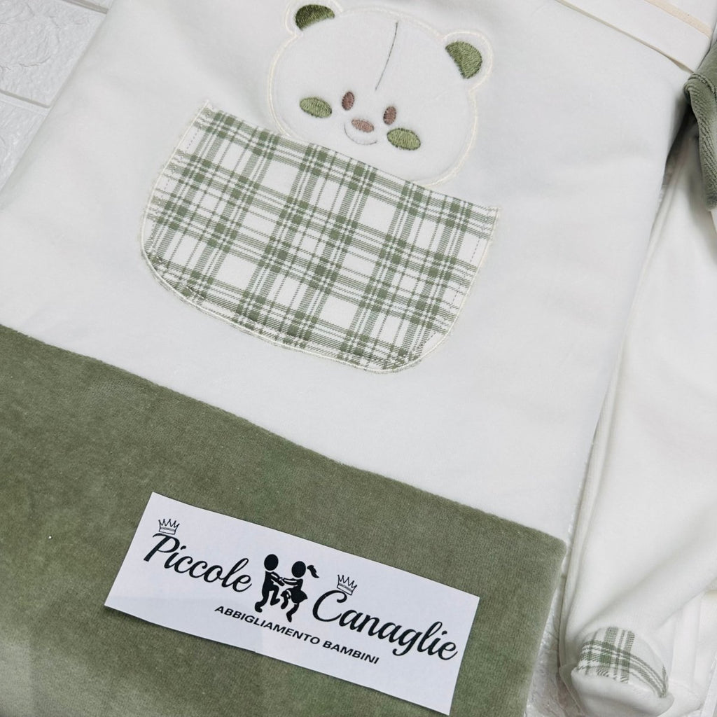 Set Nascita ciniglia orso Verde - Piccole Canaglie - 