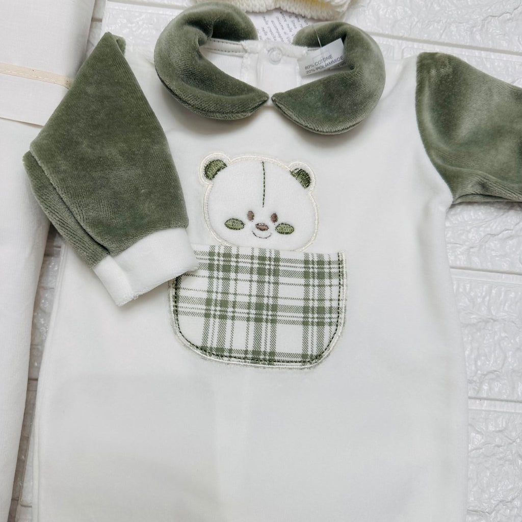 Set Nascita ciniglia orso Verde - Piccole Canaglie - 