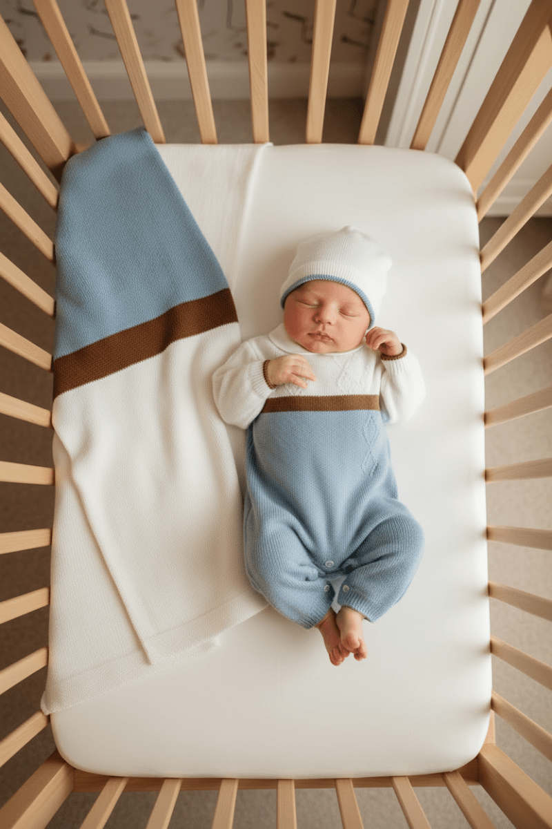 Set Nascita Cotone Celeste Ng3485 Dis 14 - Piccole Canaglie - PC25347