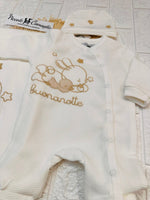 Set Nascita Cotone coniglio panna NG3482 Dis 4 - Piccole Canaglie - 