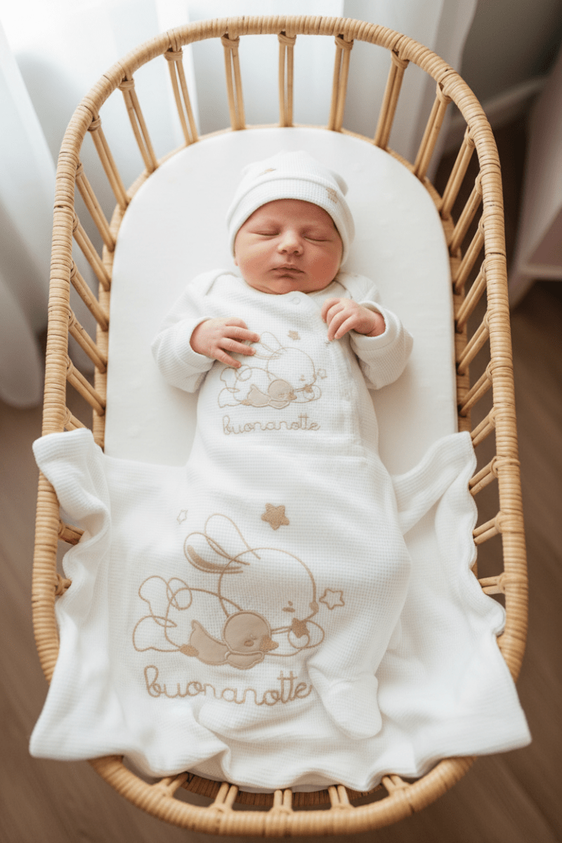 Set Nascita Cotone Coniglio Panna Ng3482 Dis 4 - Piccole Canaglie - PC25321