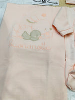 Set Nascita Cotone coniglio rosa NG3482 Dis 4 - Piccole Canaglie - 