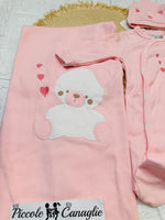 Set Nascita Cotone cuoricini rosa NG3481 Dis 1 - Piccole Canaglie - PC25307