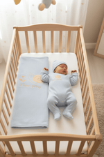 Set Nascita Cotone Lumachina Celeste Ng3482 Dis 3 - Piccole Canaglie - PC25301