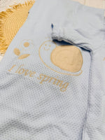 Set Nascita Cotone Lumachina celeste NG3482 Dis 3 - Piccole Canaglie - PC25301