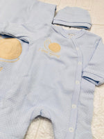 Set Nascita Cotone Lumachina celeste NG3482 Dis 3 - Piccole Canaglie - PC25301