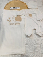 Set Nascita Cotone Lumachina panna NG3482 Dis 3 - Piccole Canaglie - PC25305