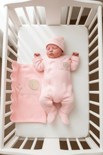 Set Nascita Cotone Lumachina Rosa Ng3482 Dis 3 - Piccole Canaglie - PC25303