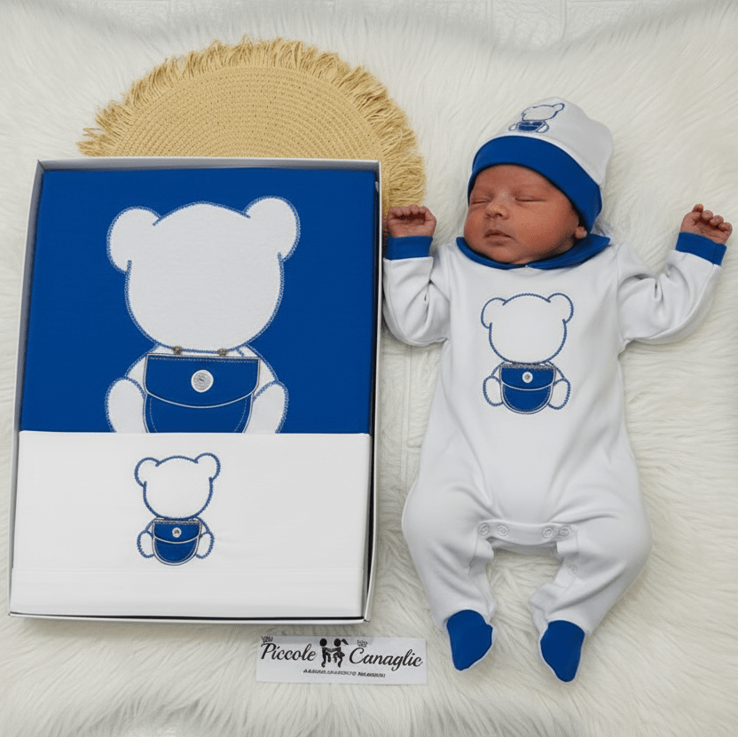 Set Nascita Cotone Oceano Orsetto 35102 - Piccole Canaglie - PC25235