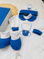 Set Nascita Cotone Oceano Orsetto 35102 - Piccole Canaglie - PC25235