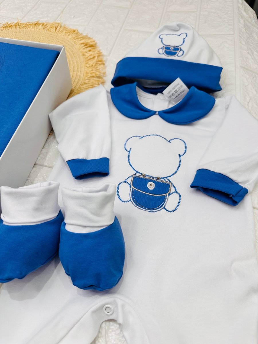 Set Nascita Cotone Oceano Orsetto 35102 - Piccole Canaglie - PC25235