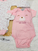 Set Nascita Cotone Orsetto Rosa Ng3593 - Piccole Canaglie - PC25912