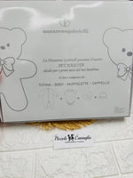 Set Nascita Cotone Orsetto Rosa Ng3593 - Piccole Canaglie - PC25912