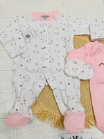 Set Nascita Cotone Orsetto Rosa Ng3593 - Piccole Canaglie - PC25912