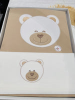 Set nascita cotone orso Beige 35104 - Piccole Canaglie - PC26400