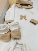 Set nascita Cotone Orso Fiocco beige 35101 - Piccole Canaglie - PC24890