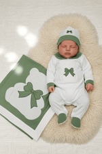 Set nascita Cotone Orso Fiocco verde 35101 - Piccole Canaglie - PC24891