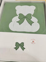 Set nascita Cotone Orso Fiocco verde 35101 - Piccole Canaglie - PC24891