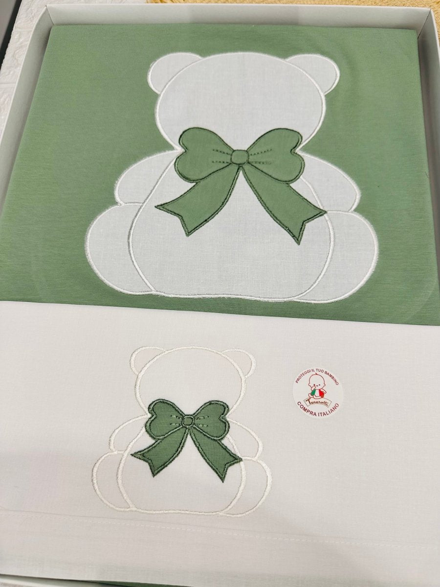 Set nascita Cotone Orso Fiocco verde 35101 - Piccole Canaglie - PC24891