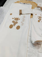 Set Nascita Cotone panna cuore NG3481 Dis 2 - Piccole Canaglie - PC25317