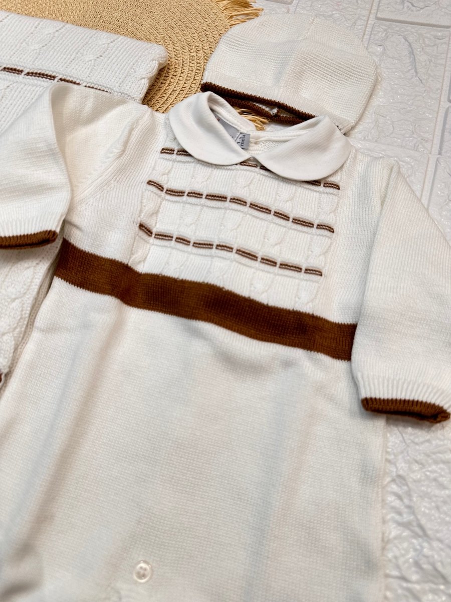 Set Nascita Cotone Panna NG3485 Dis 10 - Piccole Canaglie - 