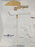 Set Nascita Cotone Panna NG3485 Dis 11 - Piccole Canaglie - 