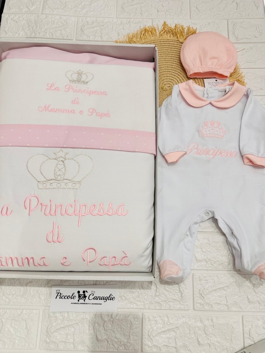 Set Nascita Cotone Principessa - Piccole Canaglie - 