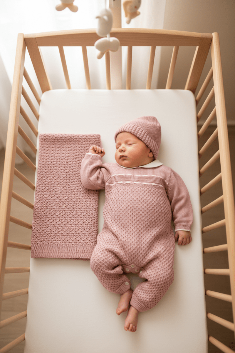 Set Nascita Cotone Rosa Antico Ng3485 Dis 11 - Piccole Canaglie - PC25331