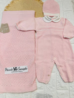 Set Nascita Cotone rosa NG3485 Dis 11 - Piccole Canaglie - 
