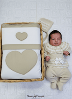 Set nascita cuore Begie - Piccole Canaglie - 