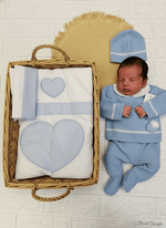 Set nascita cuore Celeste Pon Pon - Piccole Canaglie - 