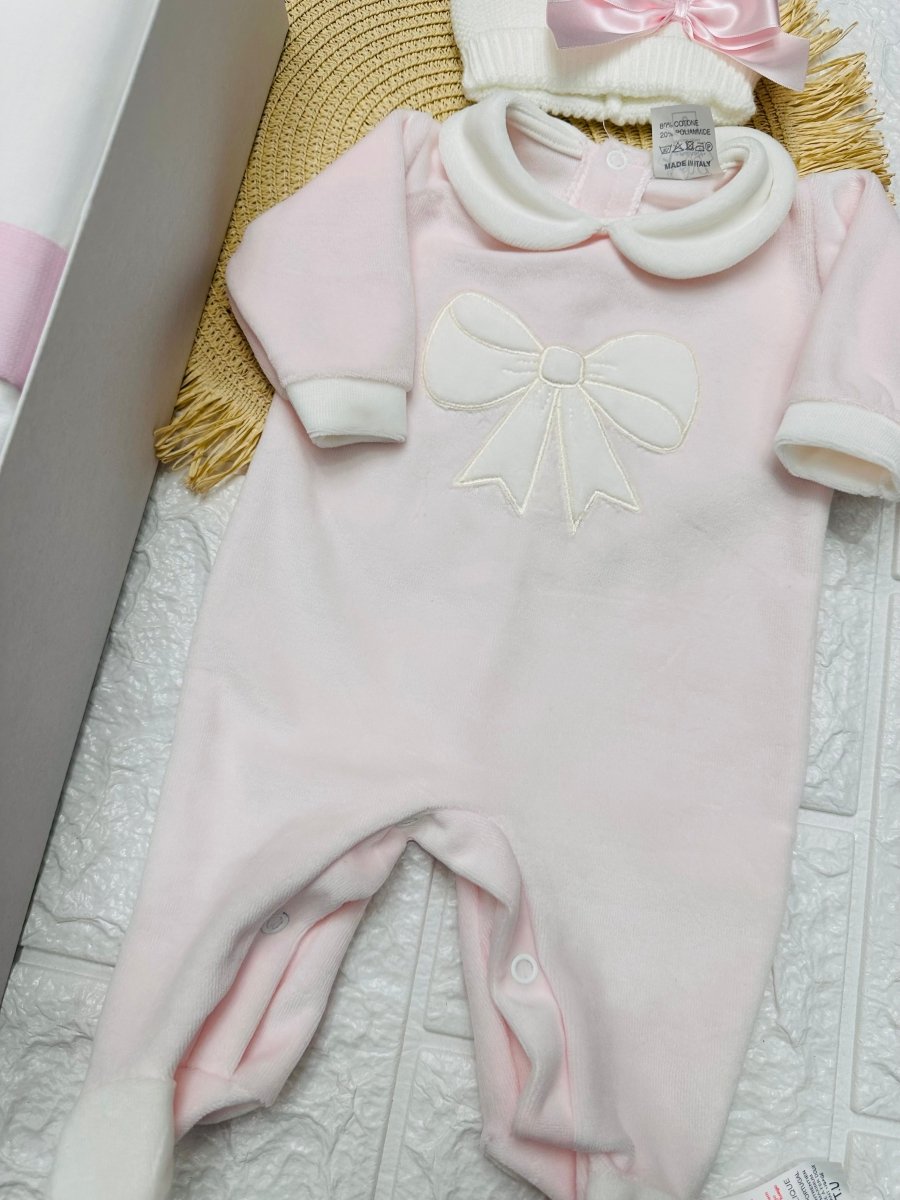 Set Nascita Fiocco Pois rosa - Piccole Canaglie - 
