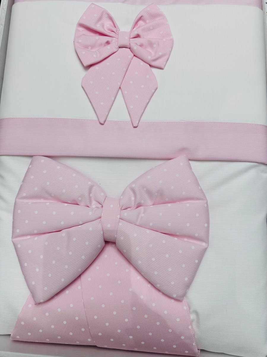 Set Nascita Fiocco Pois rosa - Piccole Canaglie - 