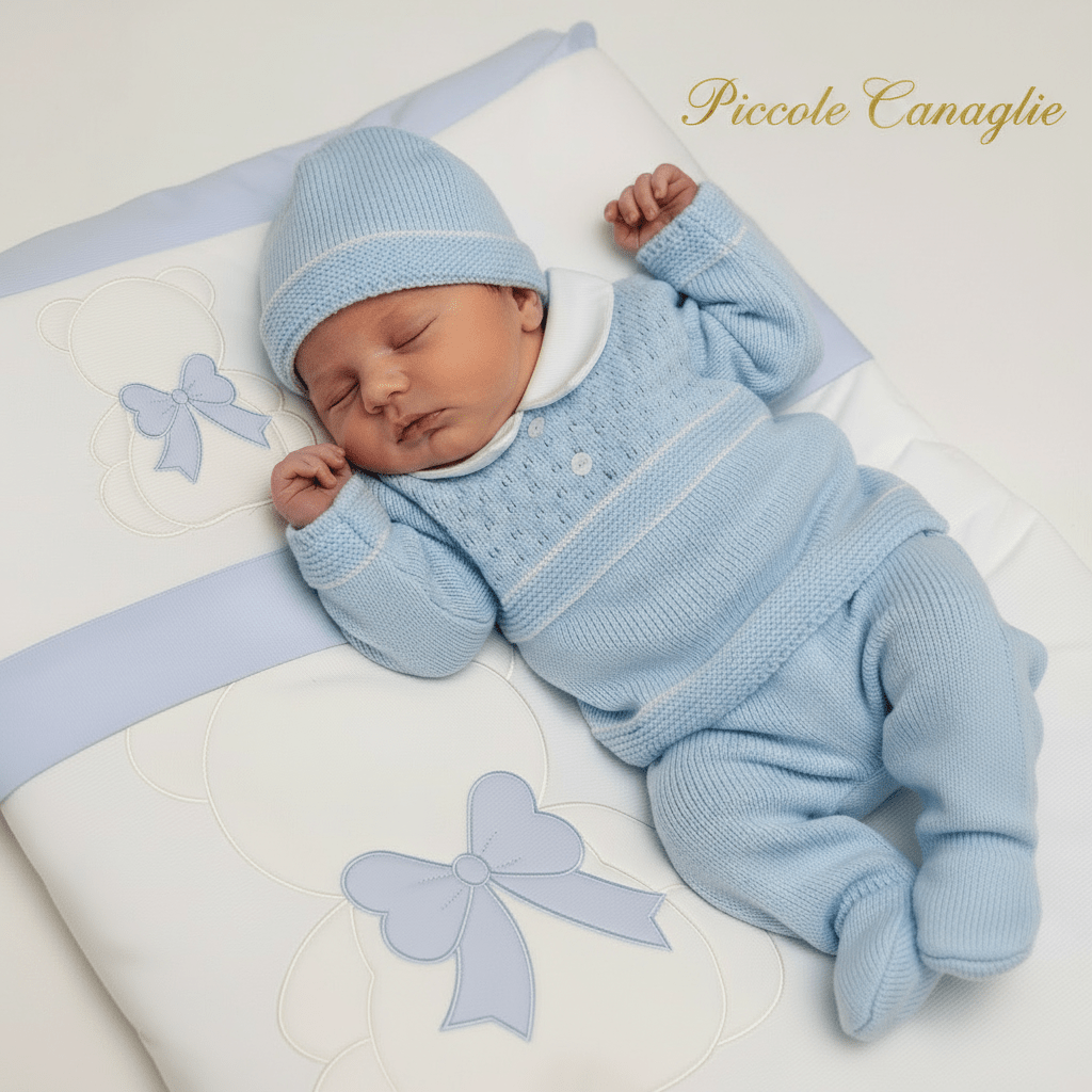 Set Nascita forever Celeste - Piccole Canaglie - 