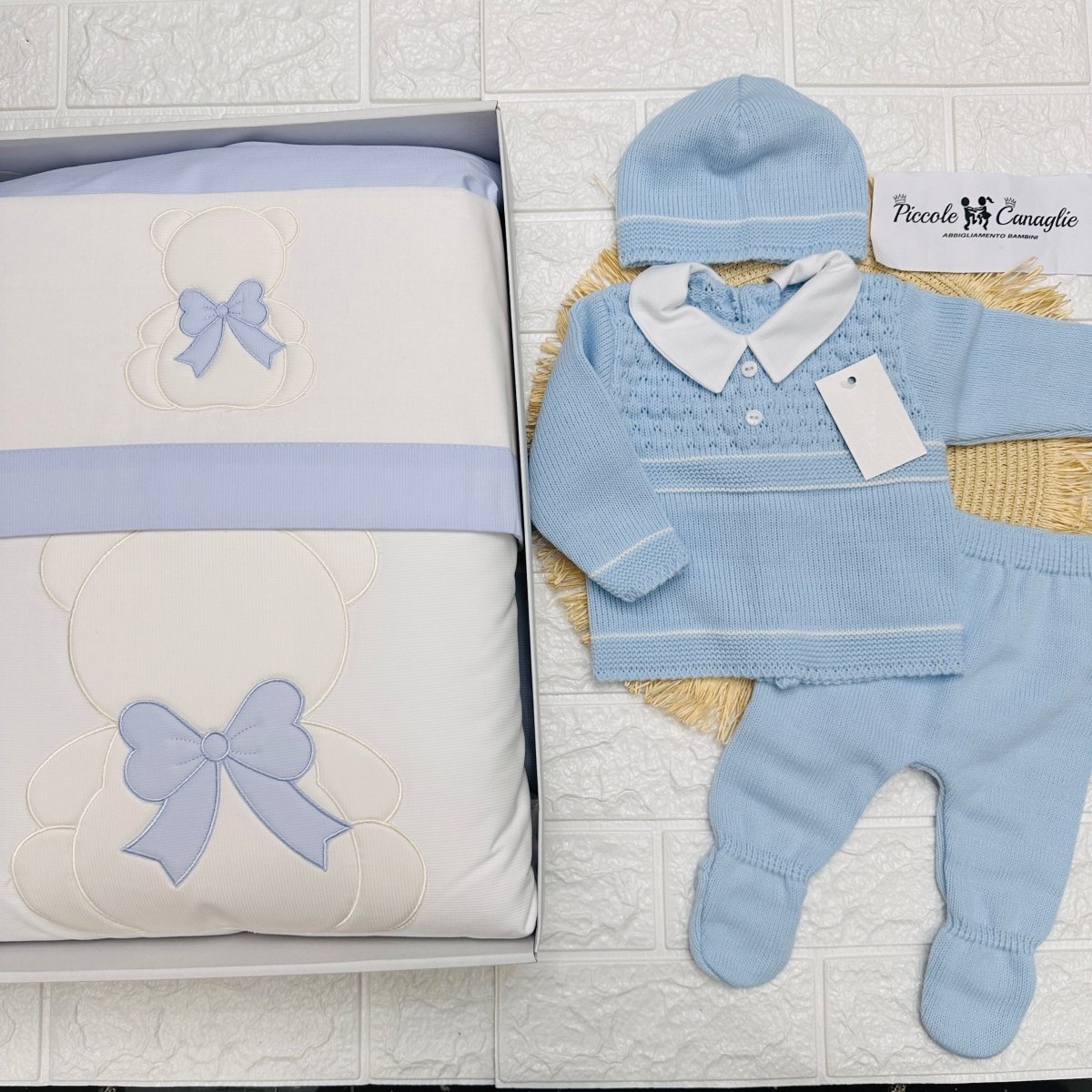 Set Nascita forever Celeste - Piccole Canaglie - 