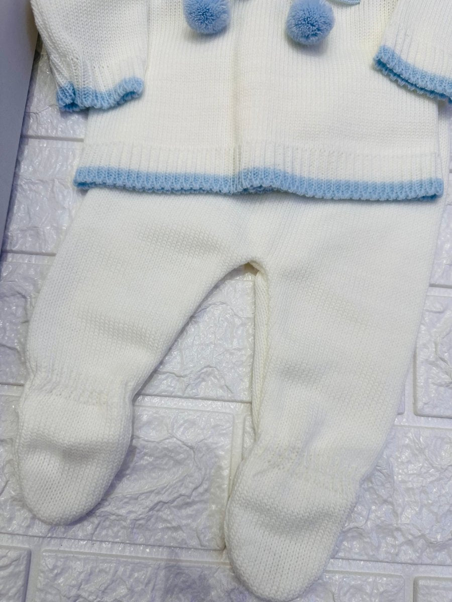 Set Nascita Forever celeste Pon Pon - Piccole Canaglie - 