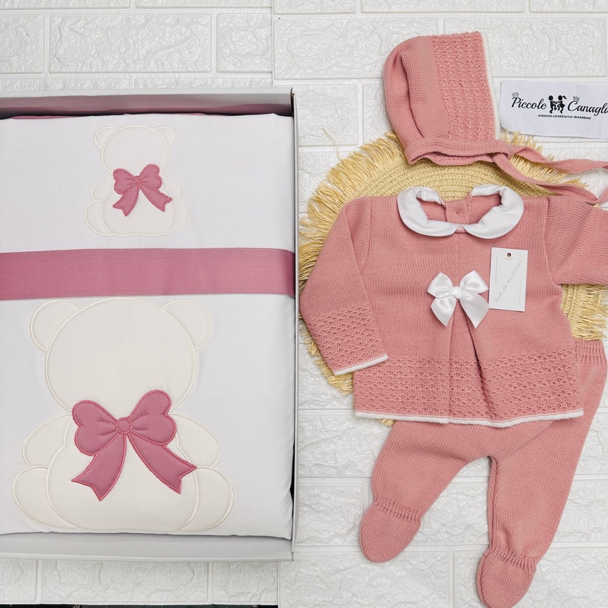 Set nascita Forever rosa antico - Piccole Canaglie - 