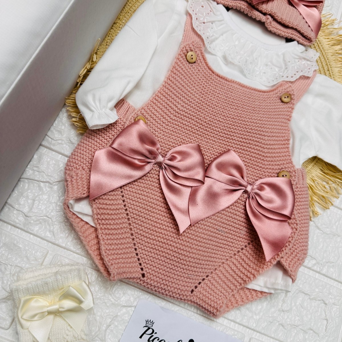 Set Nascita Forever saloppetta rosa antico - Piccole Canaglie - 