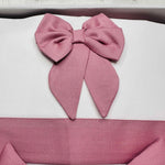 Set Nascita in Ciniglia Fiocco Rosa Antico - Piccole Canaglie - 