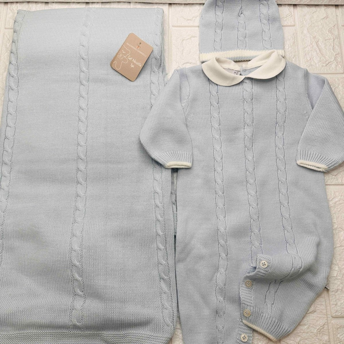 Set nascita Nazareno Gabrielli celeste DIS 1 - Piccole Canaglie - PC20685