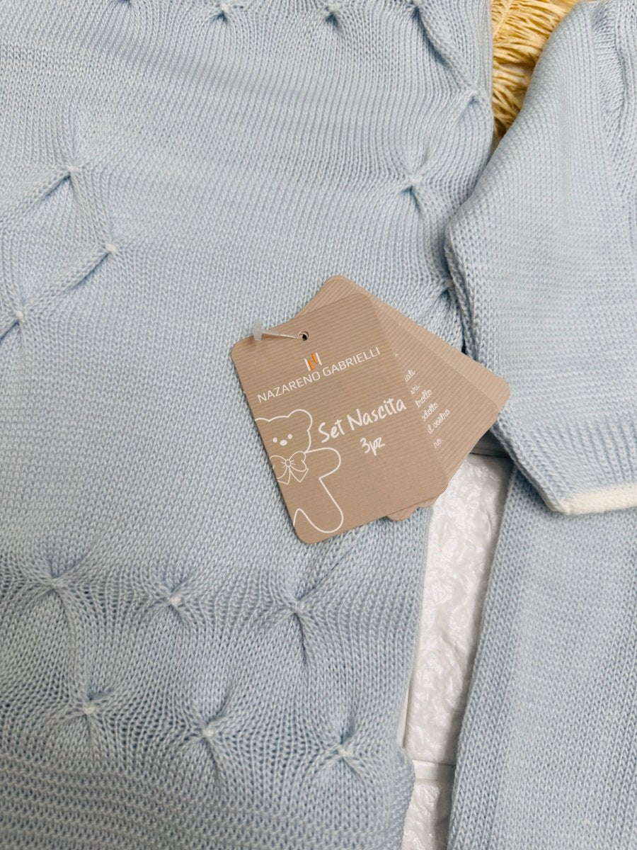 Set Nascita Nazareno Gabrielli DIS4 Celeste - Piccole Canaglie - PC24072